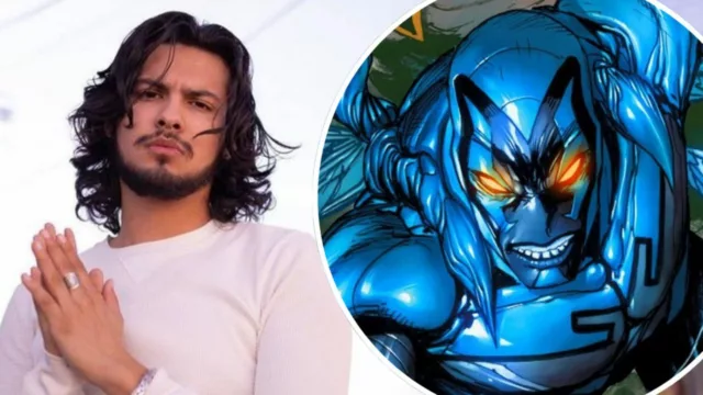 xolo maridueÃ±a blue beetle costume foto