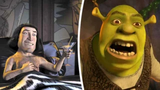 Shrek terrificante dettaglio Lord Farquaad