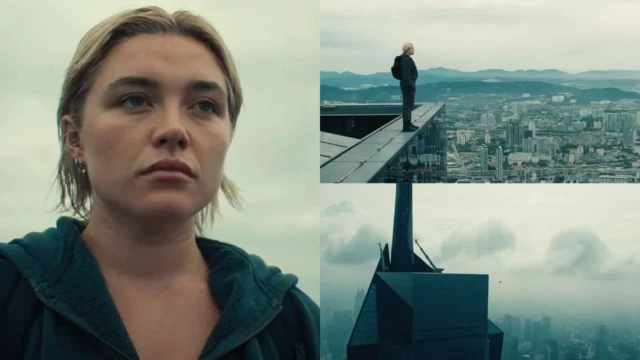 Florence Pugh è saltata dal secondo edificio più alto del mondo in Thunderbolts