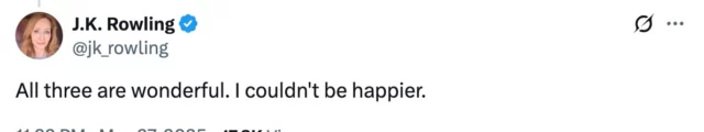 jk rowling post