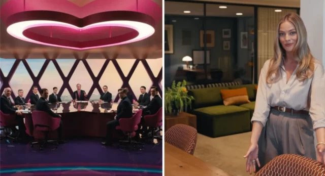Le sedie di Barbie nell'ufficio di Margot Robbie