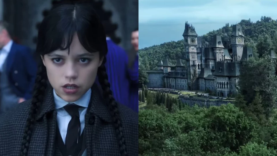 La straziante storia dietro il vero castello della Nevermore di Mercoledì 2