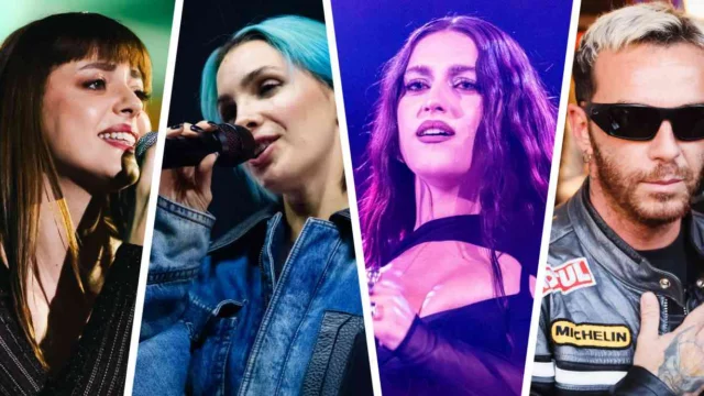 Annalisa- Alessandro Bremec / IPA Gaia- Mirko Fava/ TSCK / LiveMedia / IPA Rose Villain- Francesco Luciano / ZUMA Press Wire / ShutterStock / IPA Salmo- Alessandro Bremec / IPA